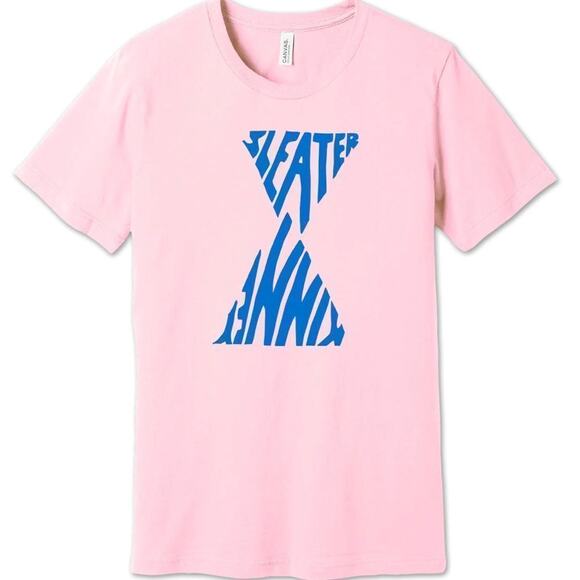 Bella Canvas Sleater Kinney Triangles Pink T-shirt, Size 2X, Brand new - Picture 1 of 2
